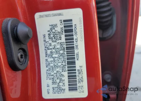 2013 Toyota Corolla Base z USA, uszkodzony, nr VIN 5YFBU4EE5DP200733